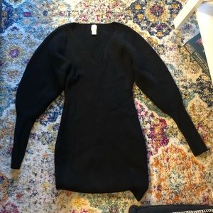 H&M black sweater dress